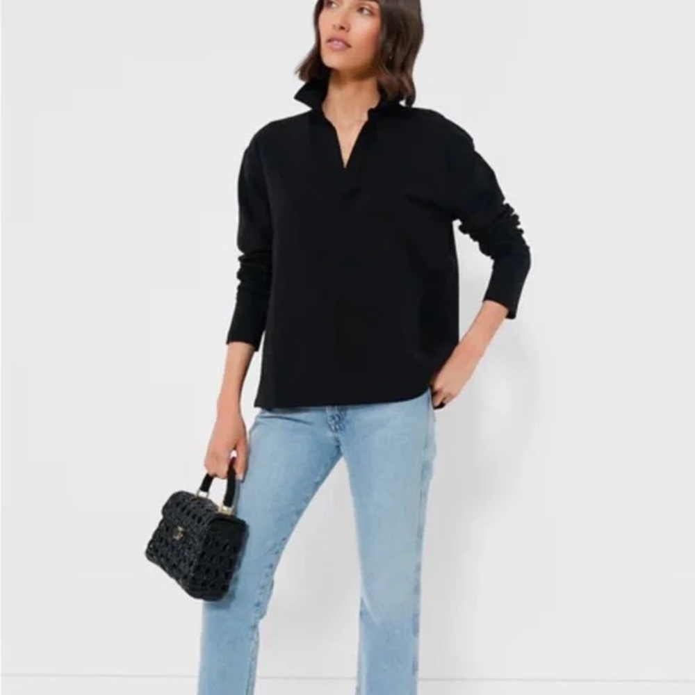 Pomander Place Elegant Black Blouse